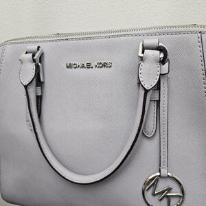 Michael Kors Light Gray Satchel